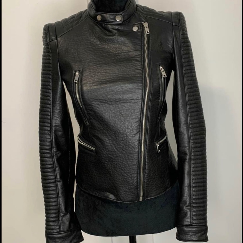 Zara leather jacket